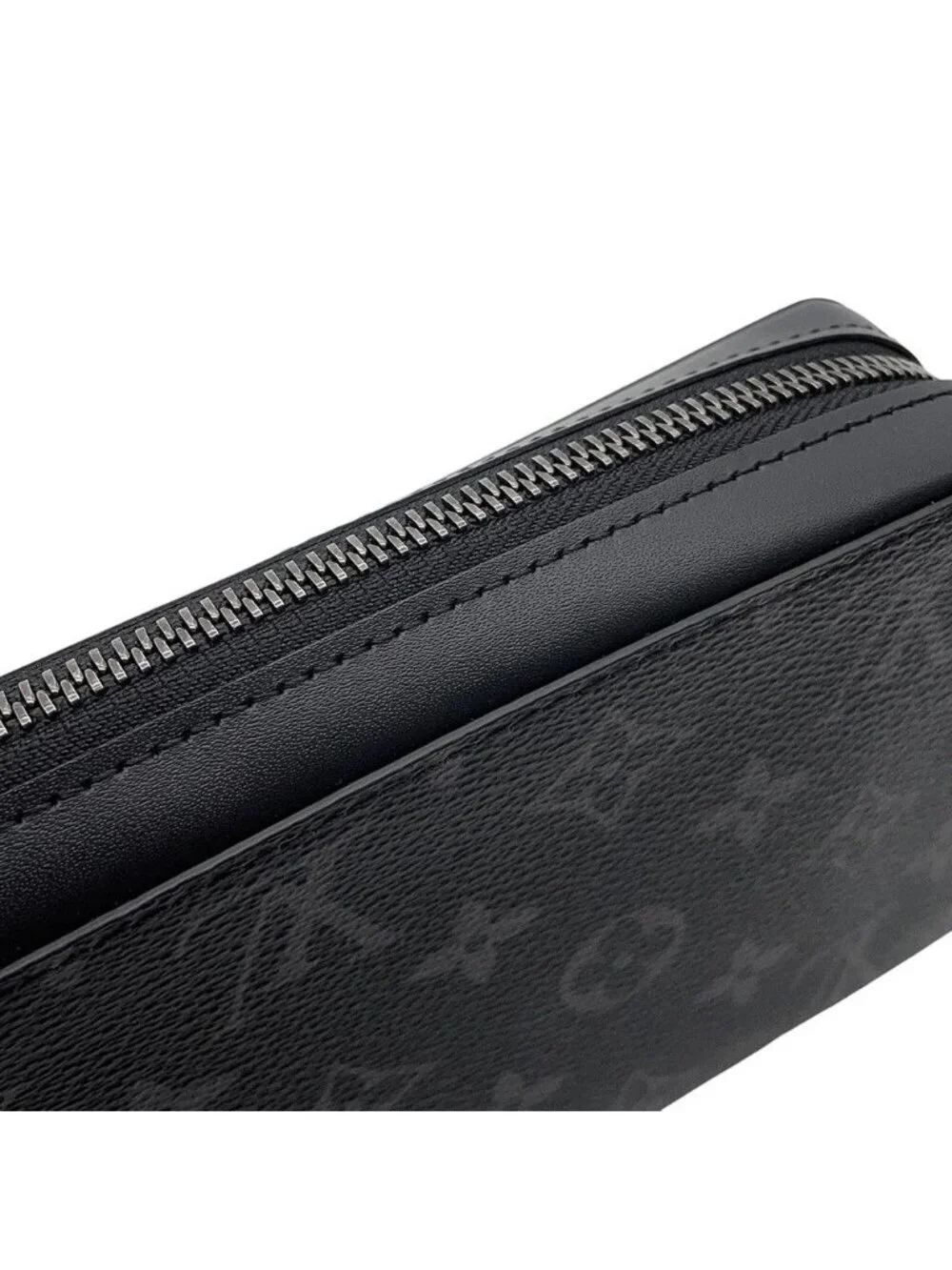 Louis Vuitton Wallet Monogram Eclipse Zippy XL Black